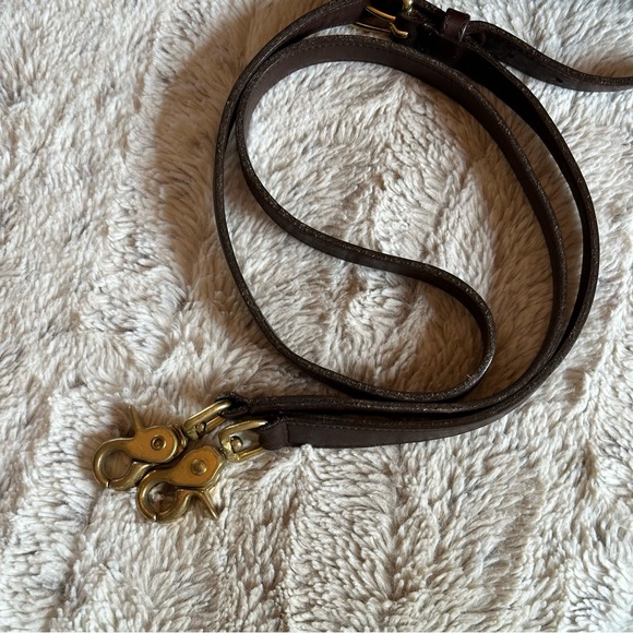 Vintage Beaumont Cocoa Leather Satchel with strap style 9871 - Picture 14 of 14